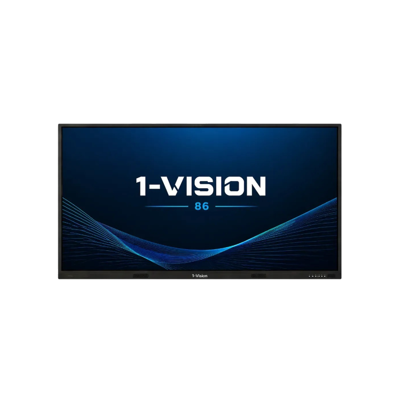 Інтерактивна панель 1-Vision 86 Pro, комп. модуль (i5 12Gen/16/512/W11Pro), мобільний стенд
